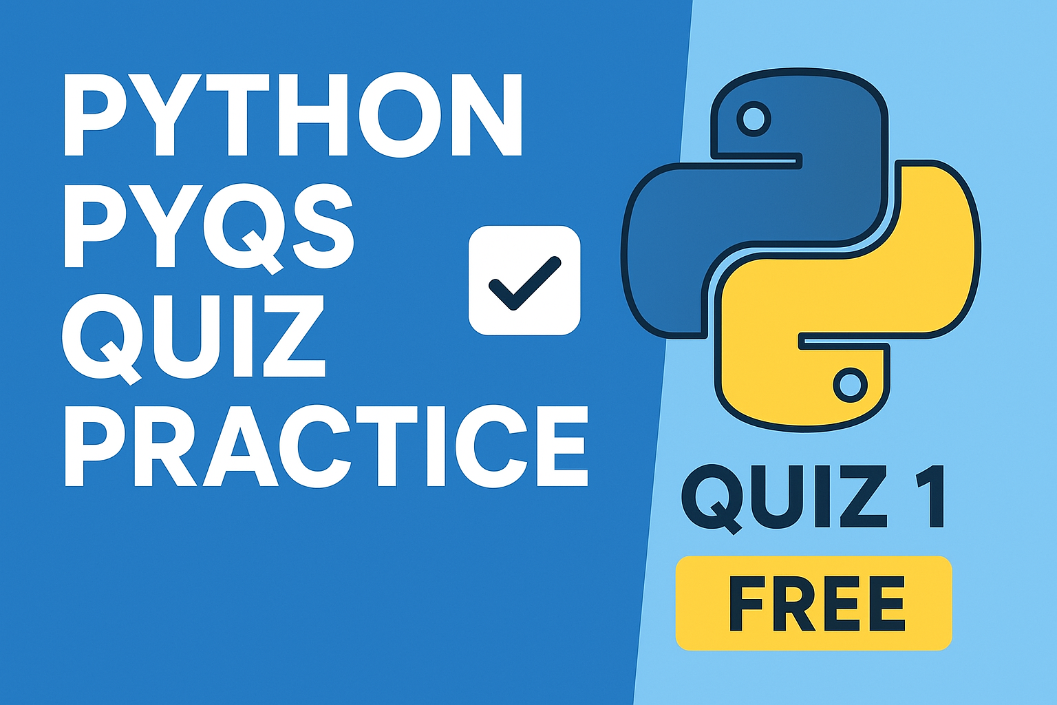 Python Quiz 1 PYQs Practice
