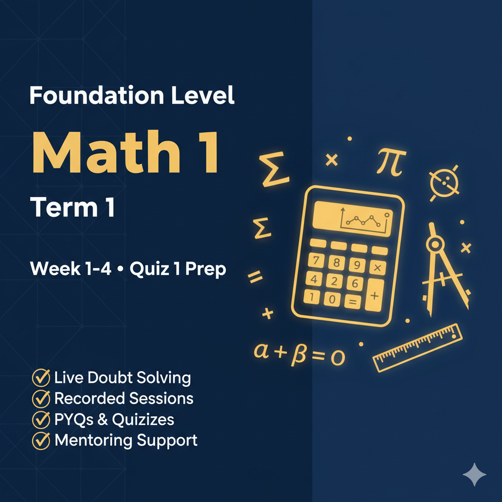 Maths 1 Quiz 1